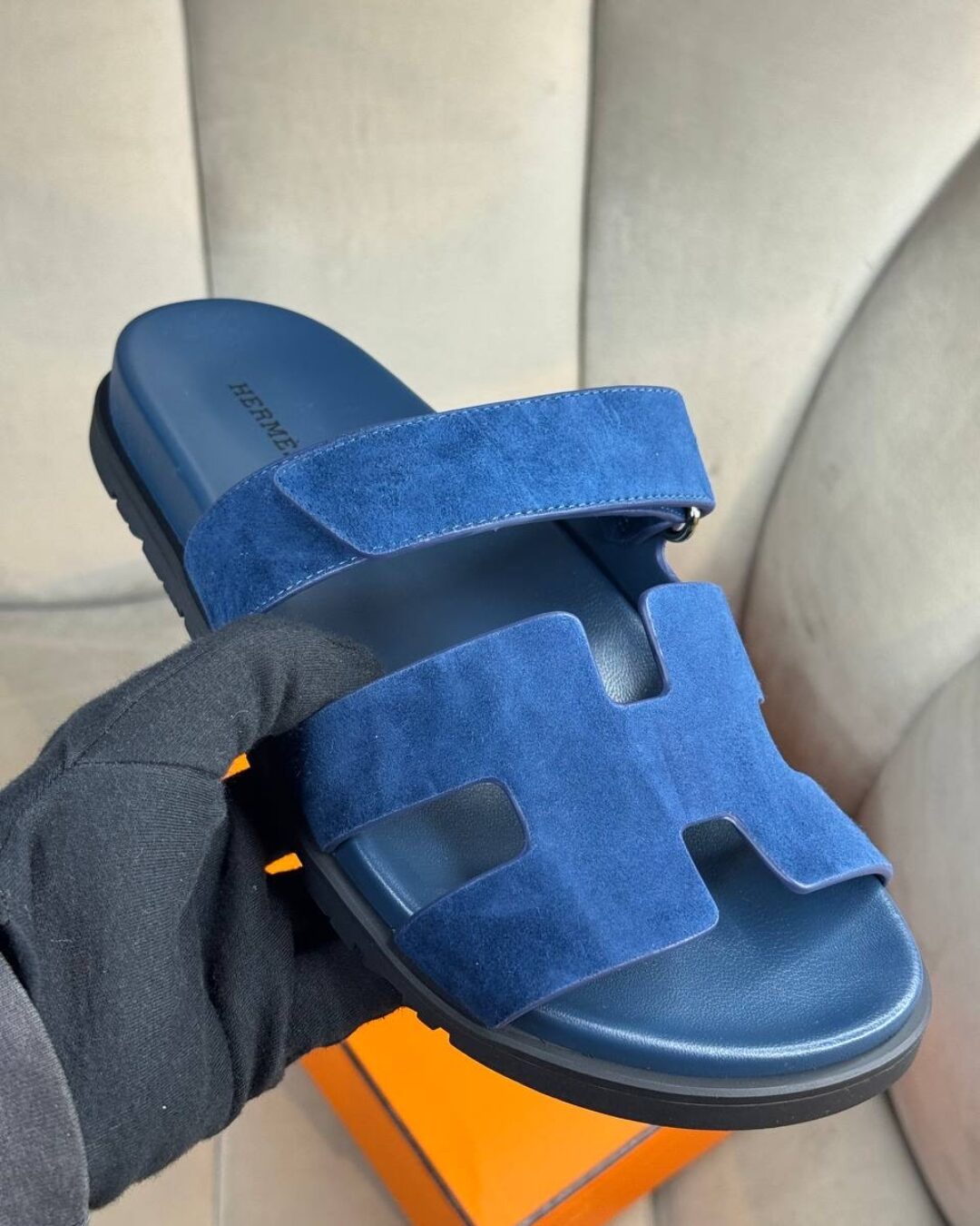 Тапки Hermes