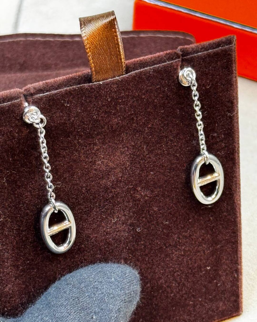 Серьги Hermes