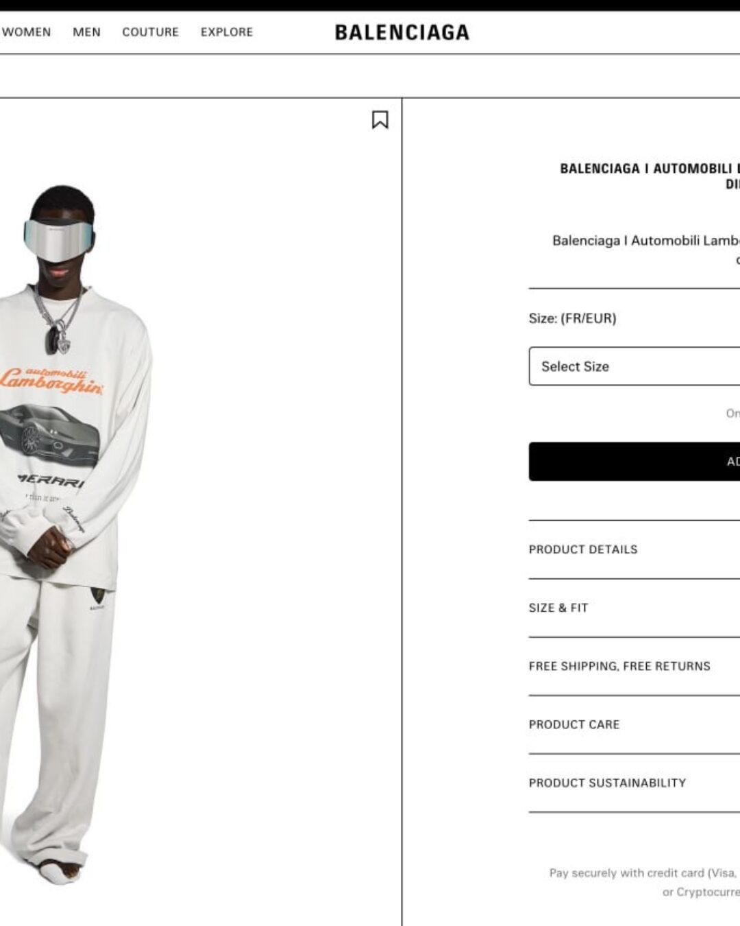 Кофта Balenciaga