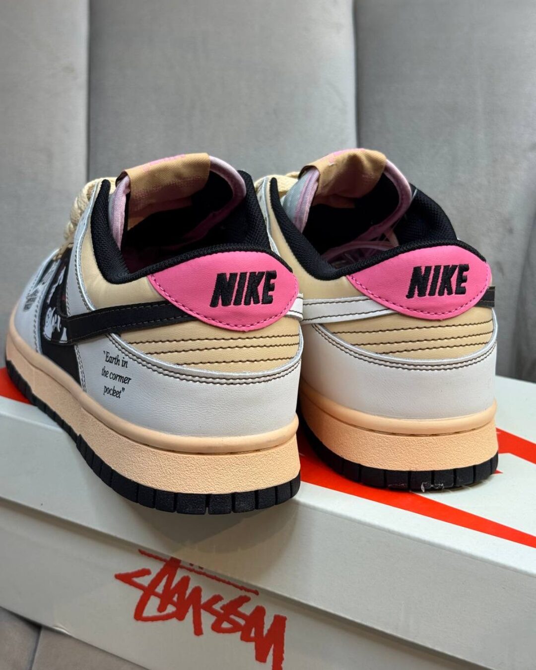 Кеды Nike Dunk Low Retro x Stussy