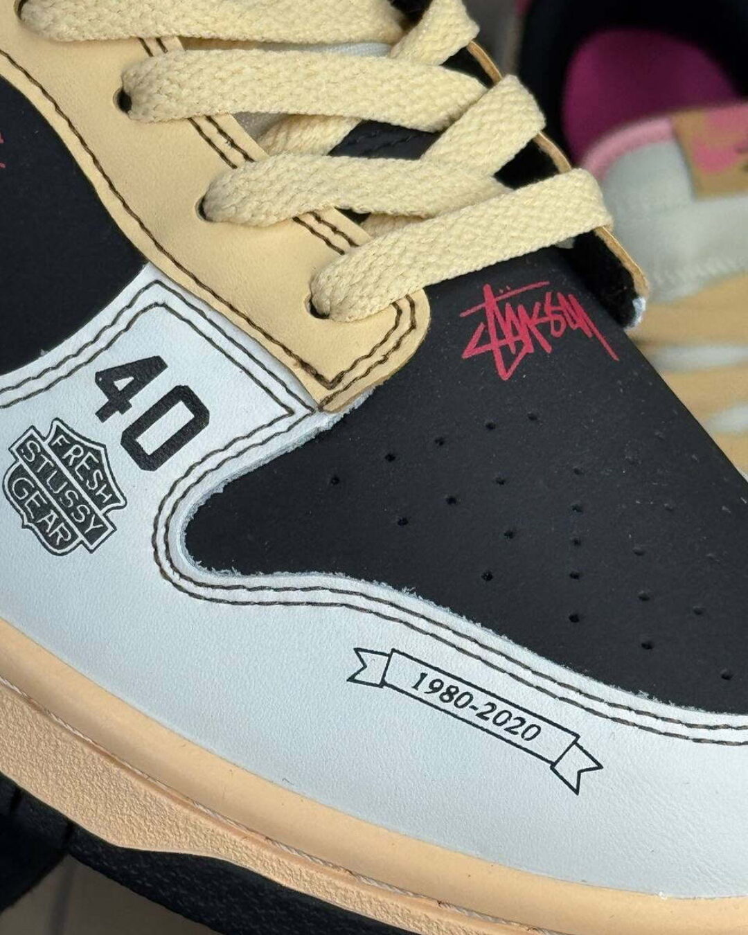 Кеды Nike Dunk Low Retro x Stussy