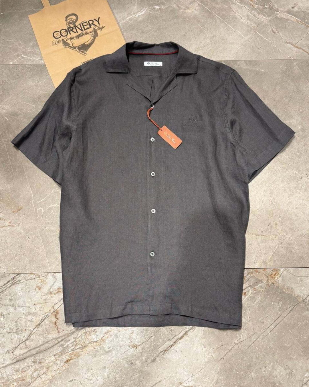 Льняная рубашка Loro Piana