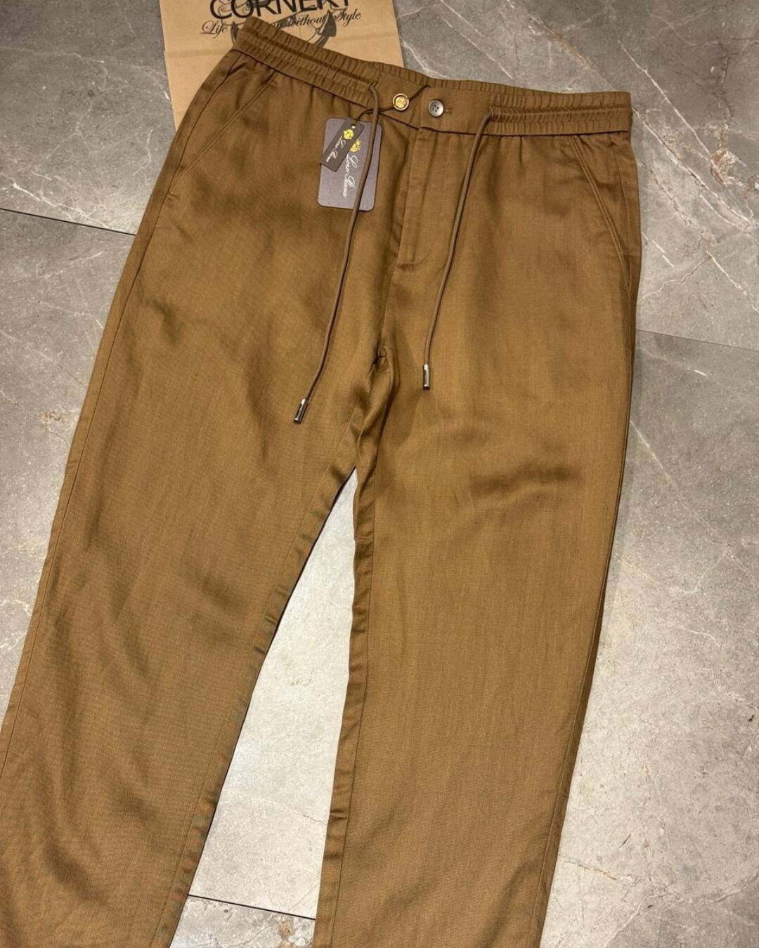 Льняные штаны Loro Piana