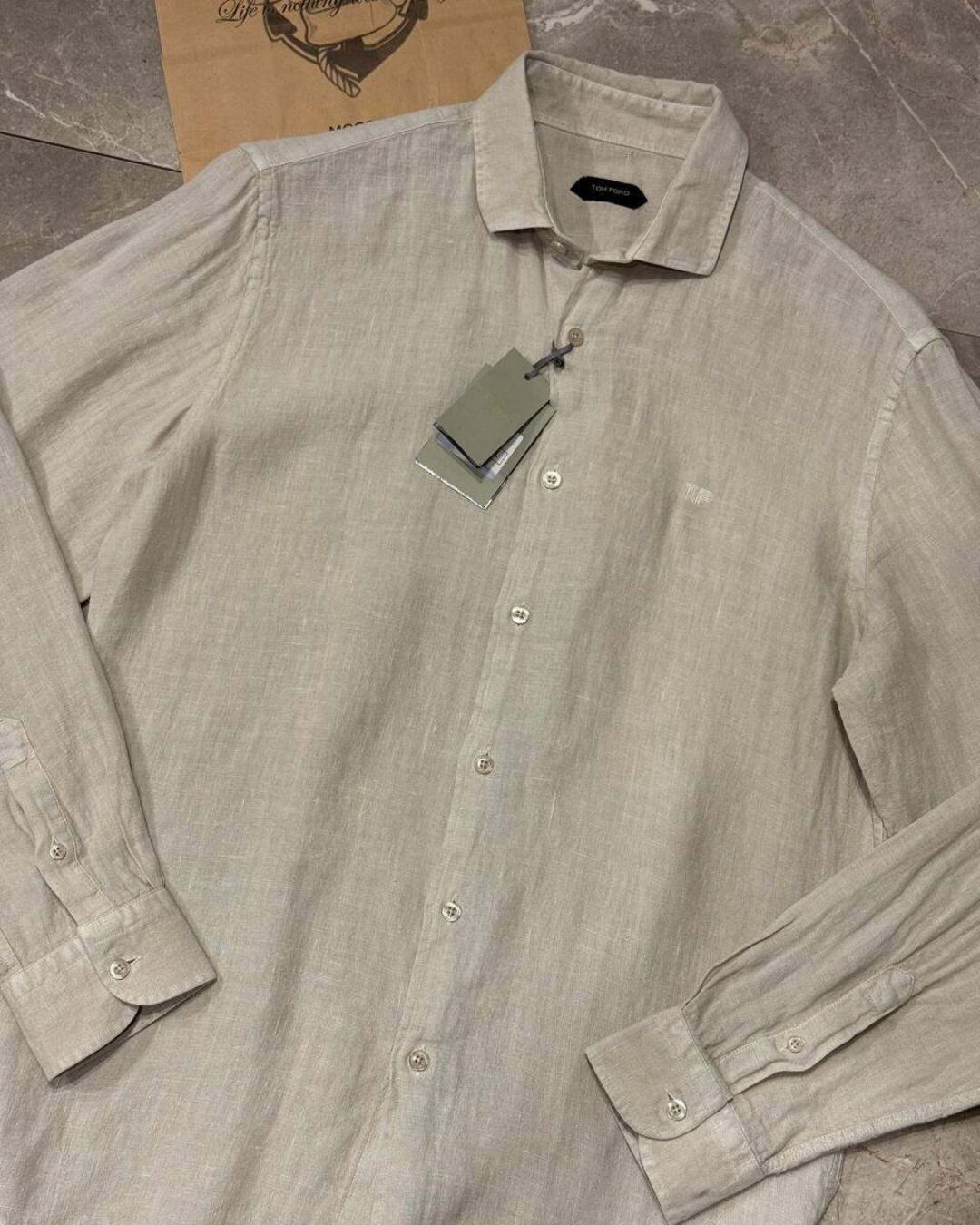 Льняная рубашка Tom Ford