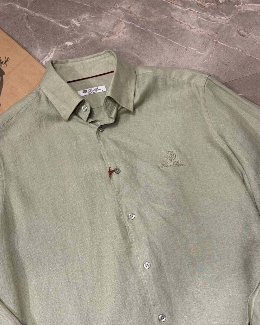 Льняная рубашка Loro Piana