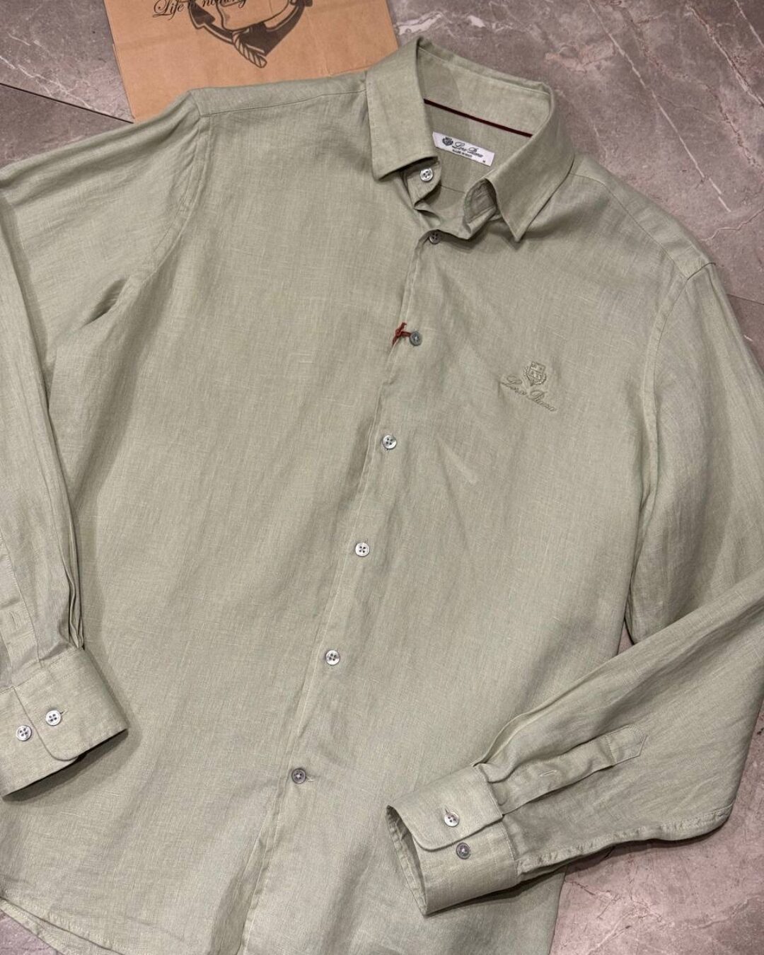 Льняная рубашка Loro Piana