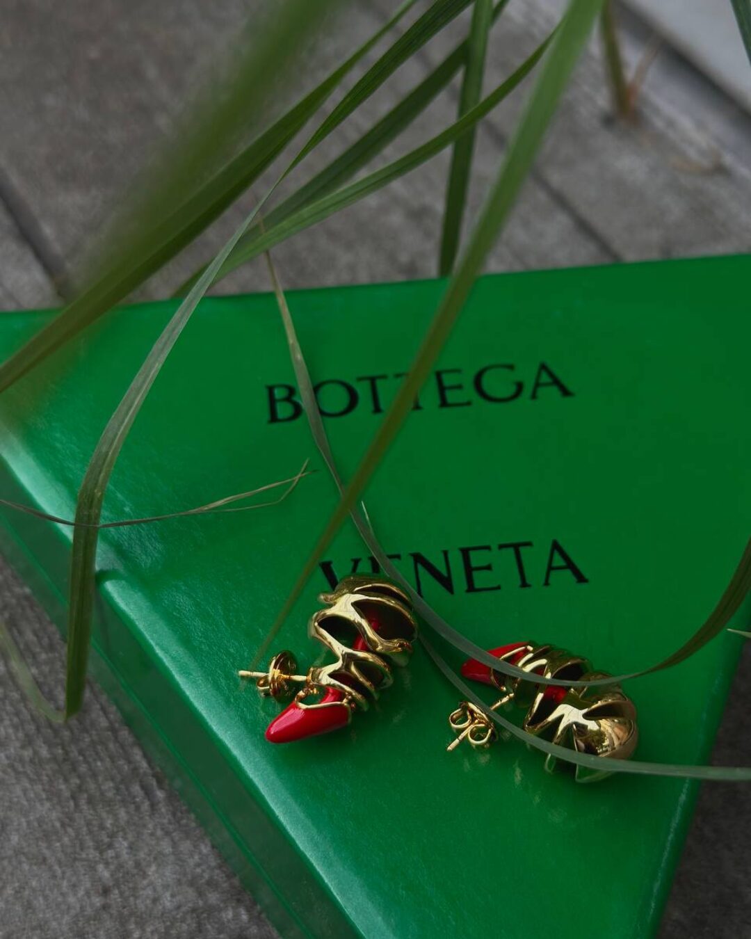 Серьги Bottega Venetta