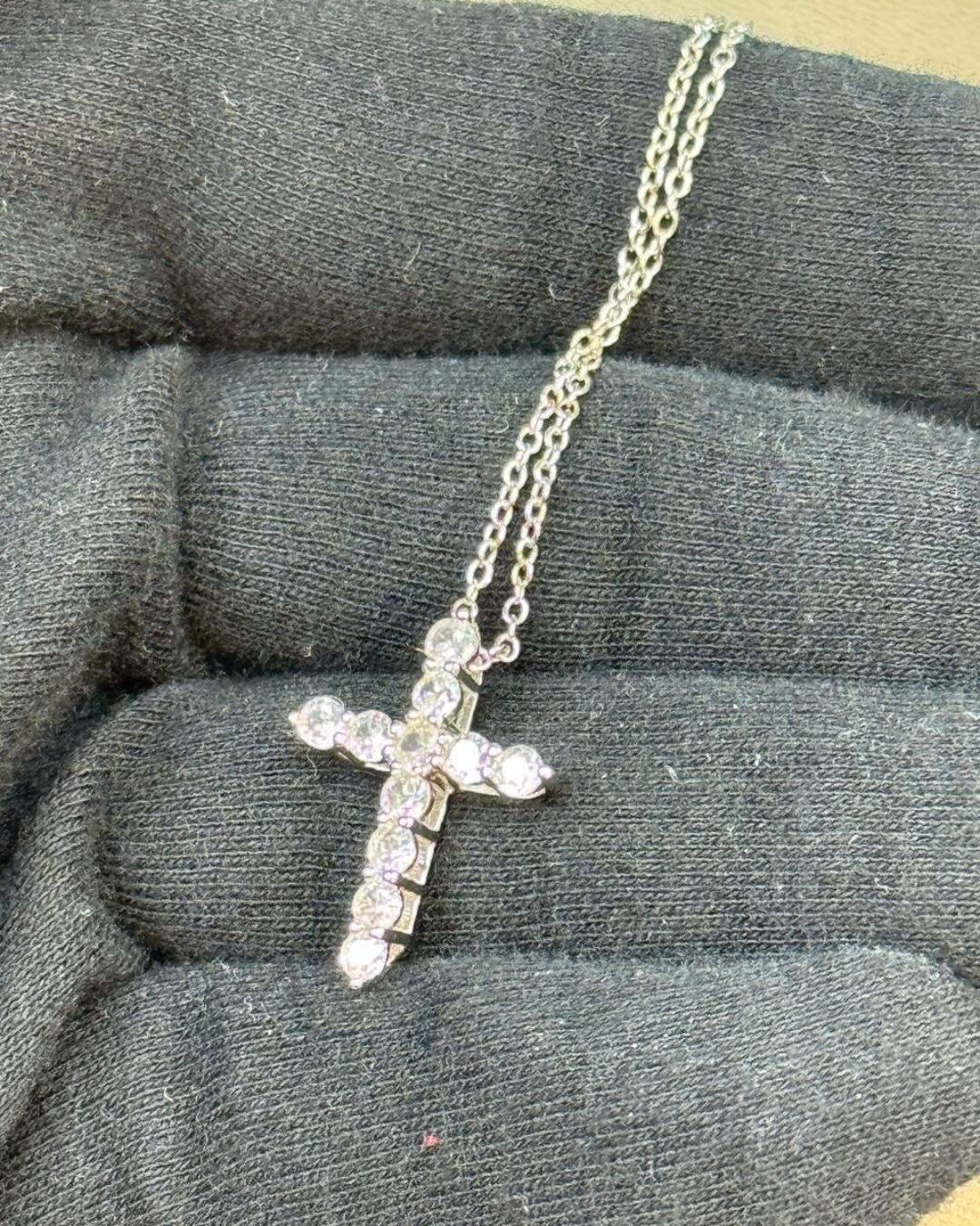 Колье Tiffany Cross Pendant