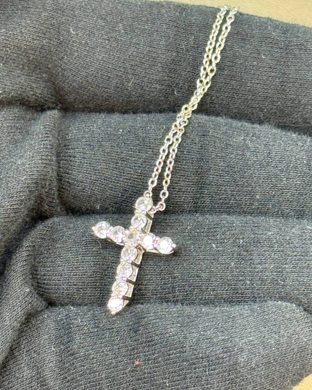 Колье Tiffany Cross Pendant