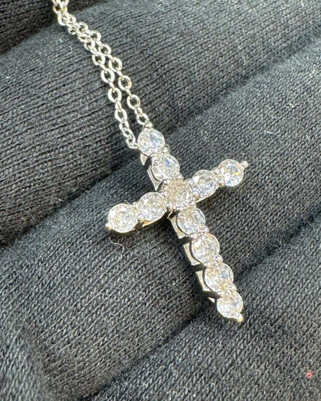 Колье Tiffany Cross Pendant