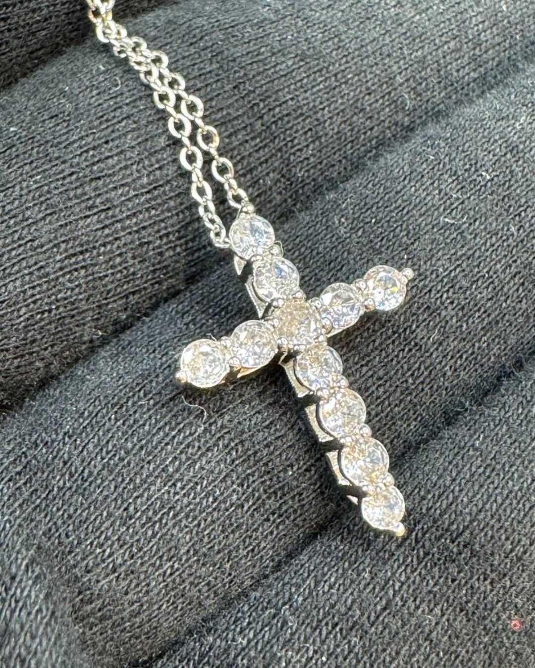 Колье Tiffany Cross Pendant