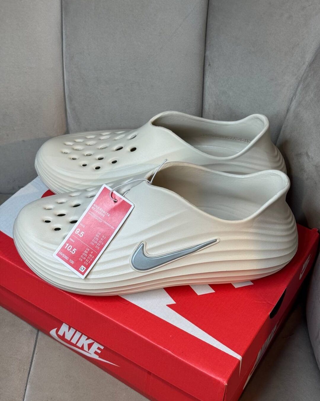 Сабо Nike Reactx Rejuven8 'Light Orewood Brown'