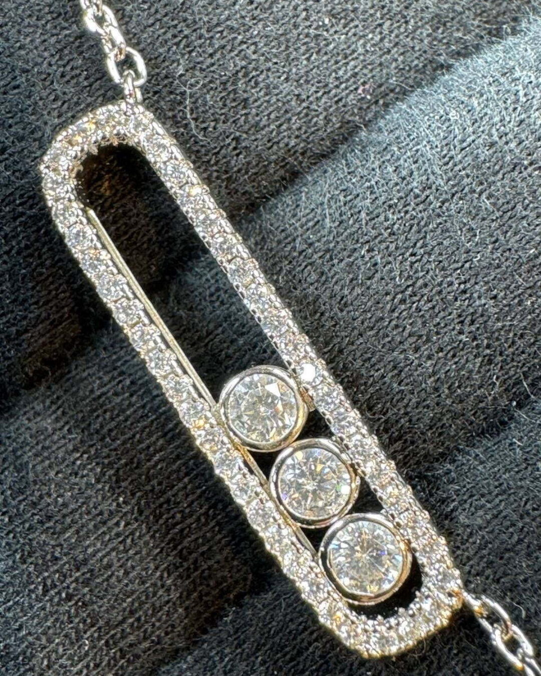 Колье Messika Silver/Chain