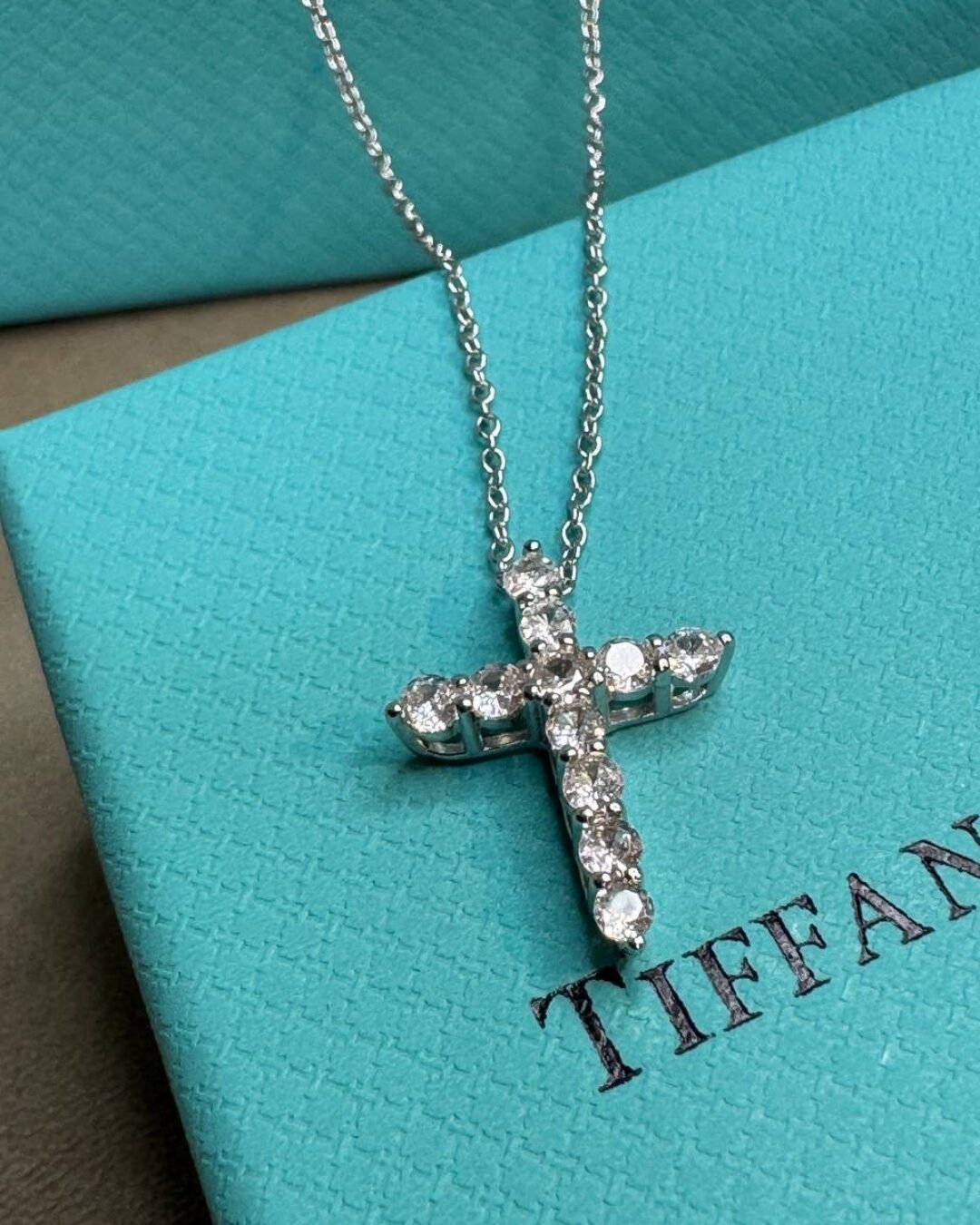 Колье Tiffany Cross Pendant