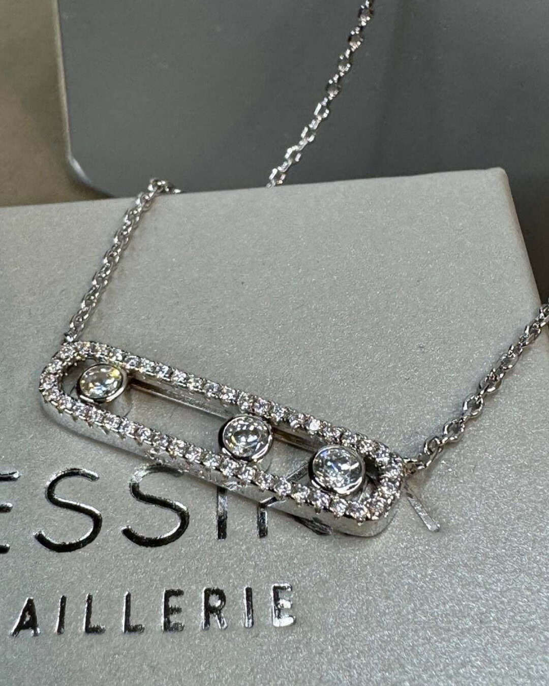 Колье Messika Silver/Chain