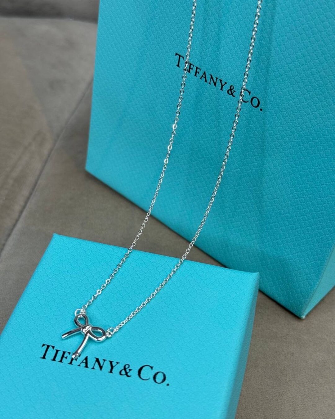 Колье Tiffany Mini Ribbon