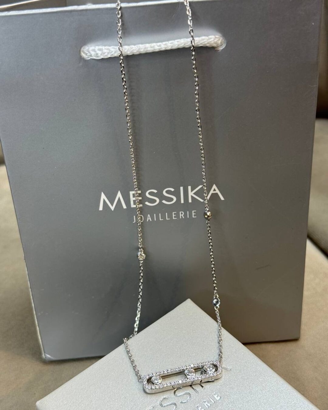 Колье Messika Silver/Chain