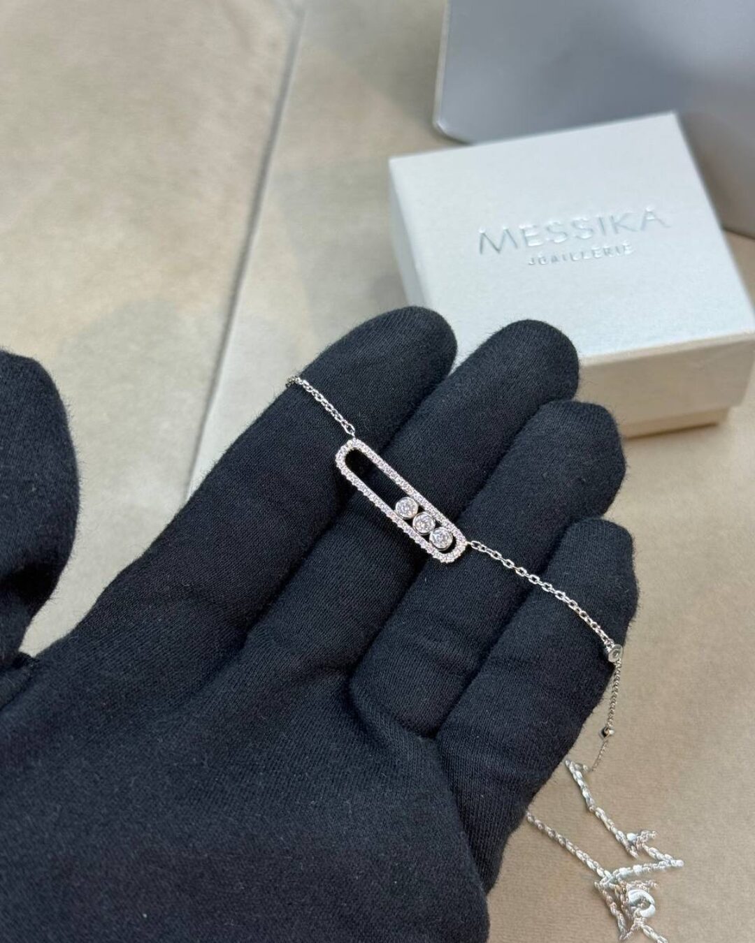 Колье Messika Silver/Chain