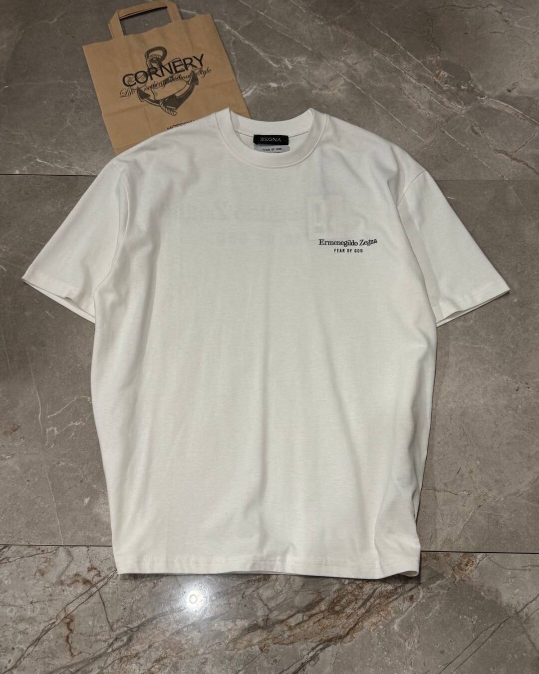 Футболка Zegna x Fear Of God