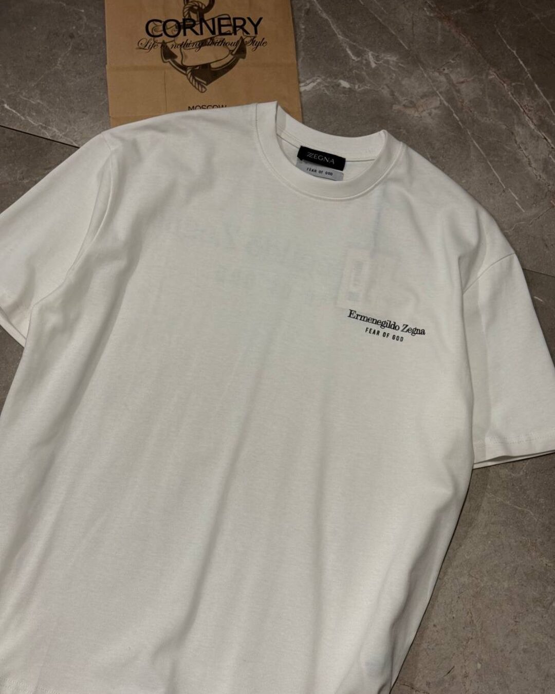 Футболка Zegna x Fear Of God