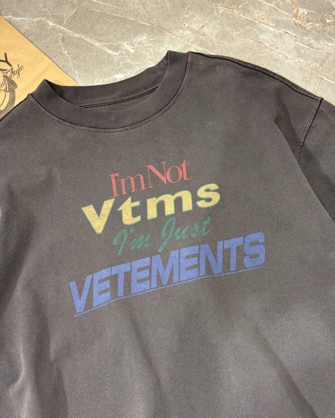 Футболка Vetements I'm not Vtms