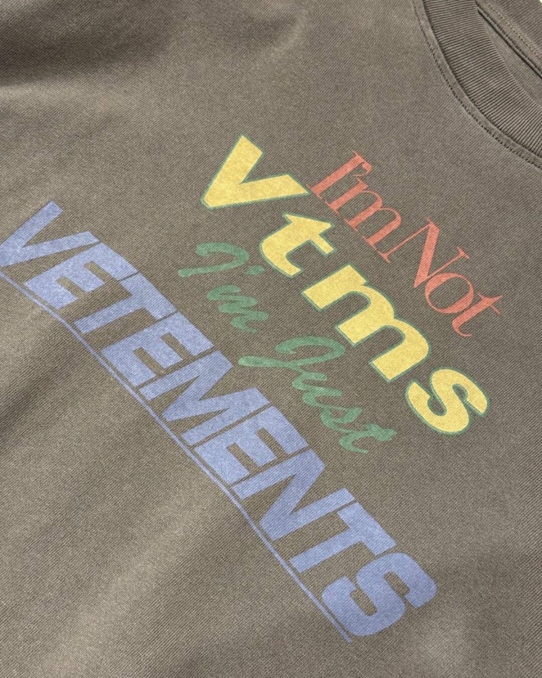 Футболка Vetements I'm not Vtms