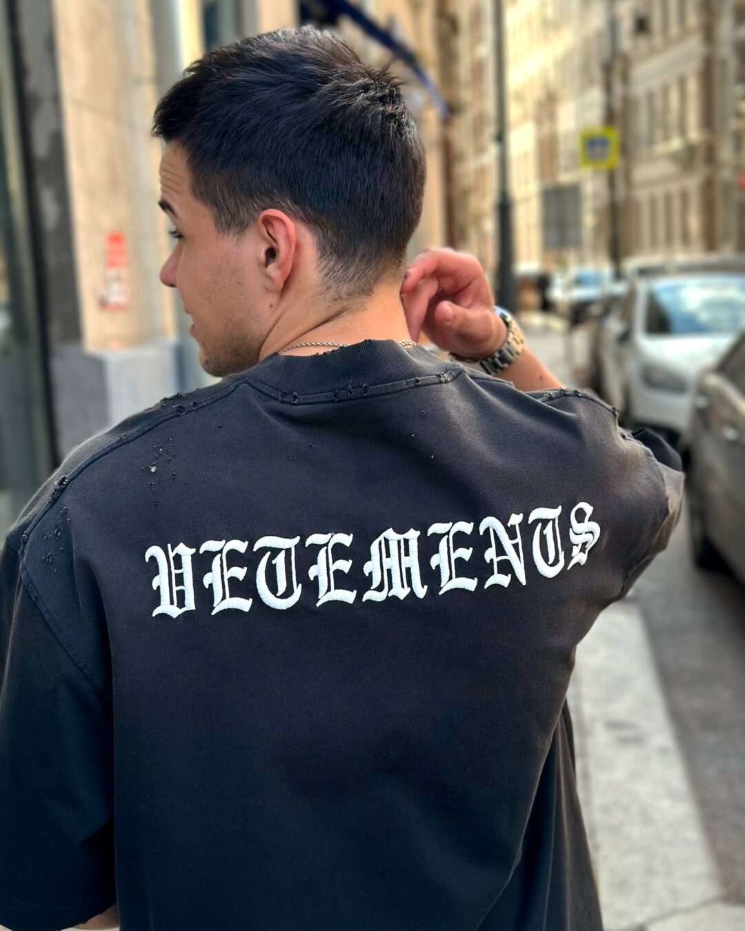 Футболка Vetements Chrome