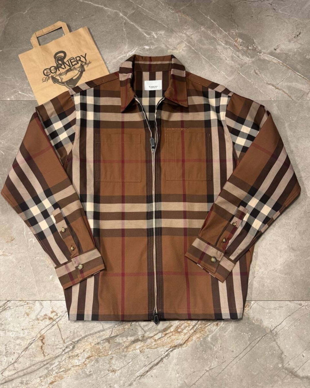 Рубашка на молнии Burberry