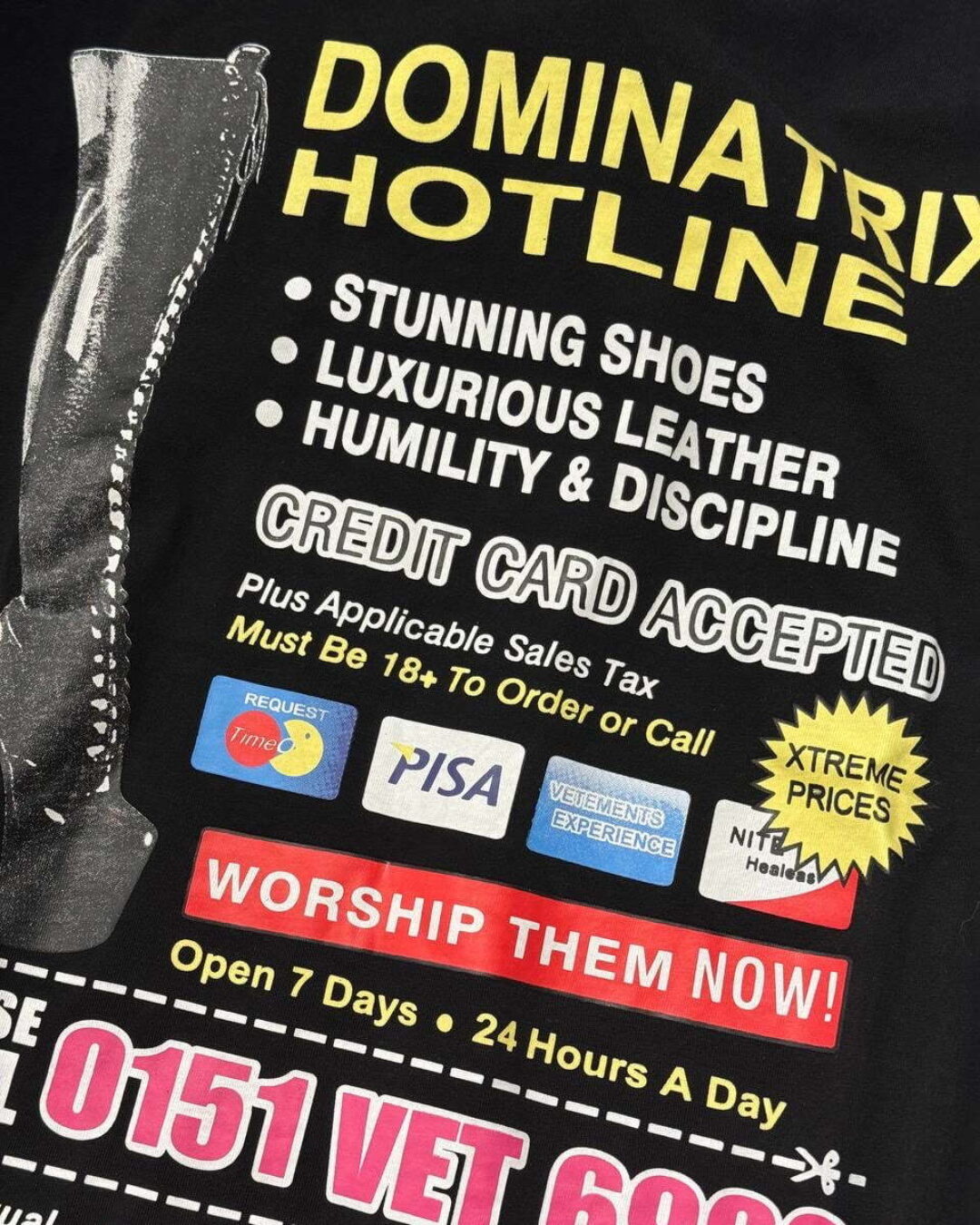 Футболка Vetements Dominatrix — фото 6