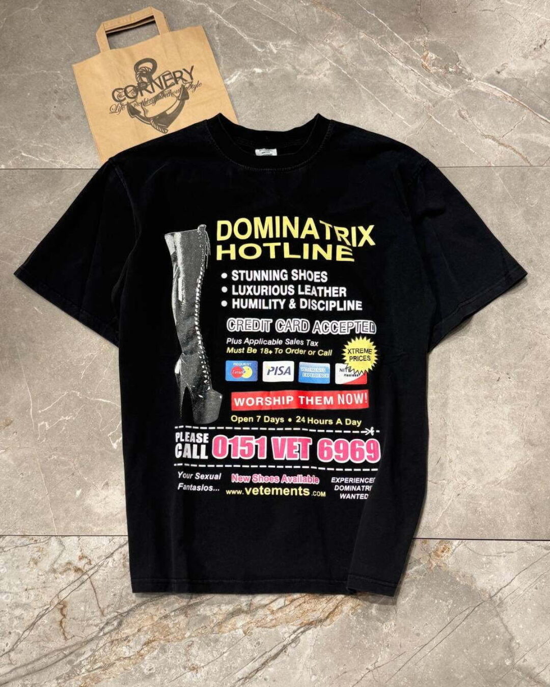 Футболка Vetements Dominatrix — фото 3