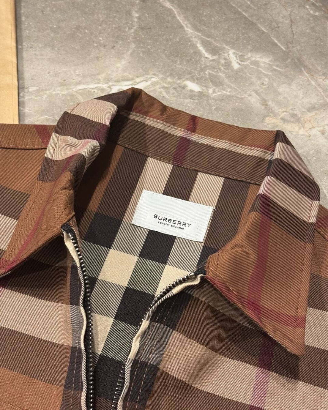 Рубашка на молнии Burberry — фото 4