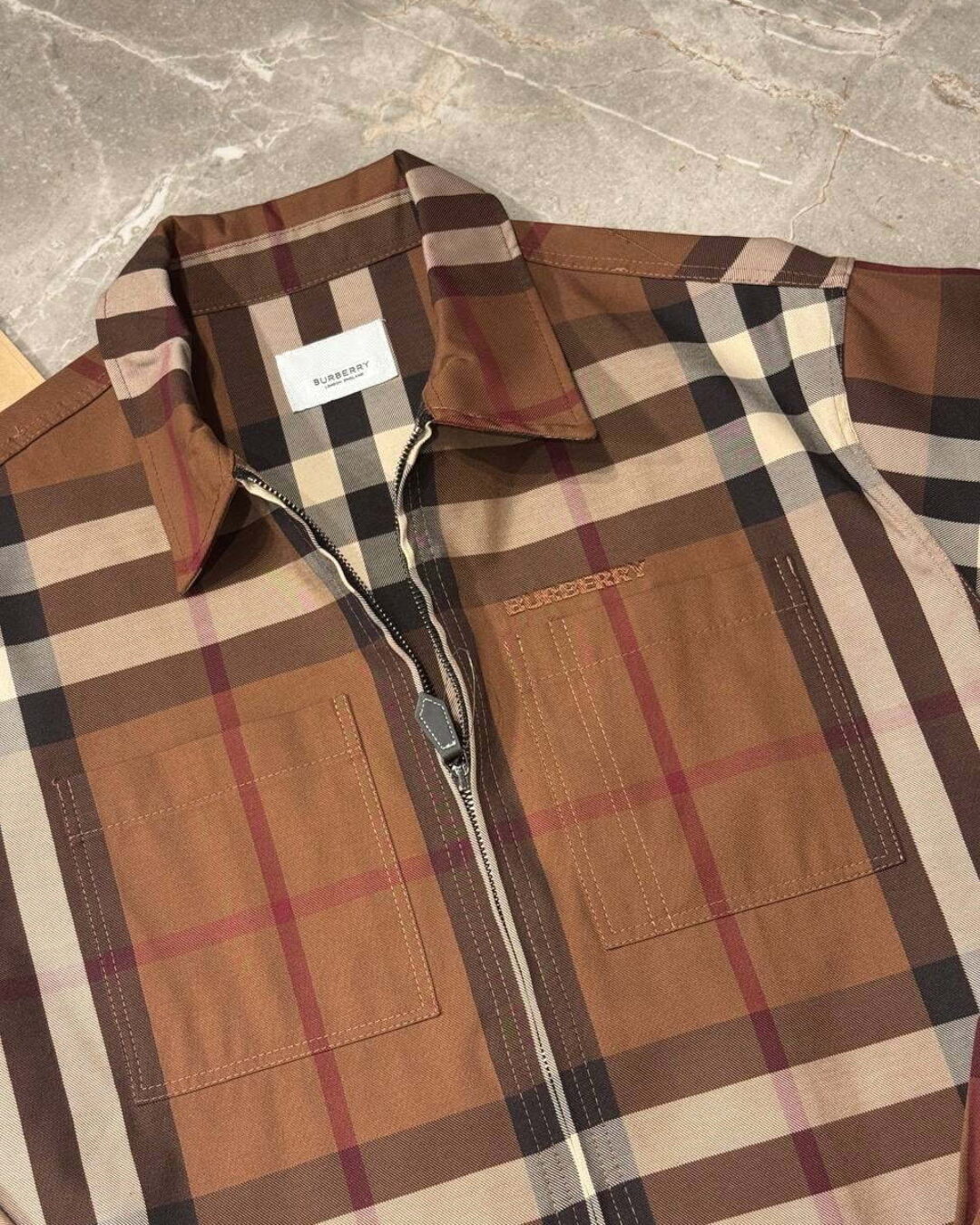 Рубашка на молнии Burberry — фото 6