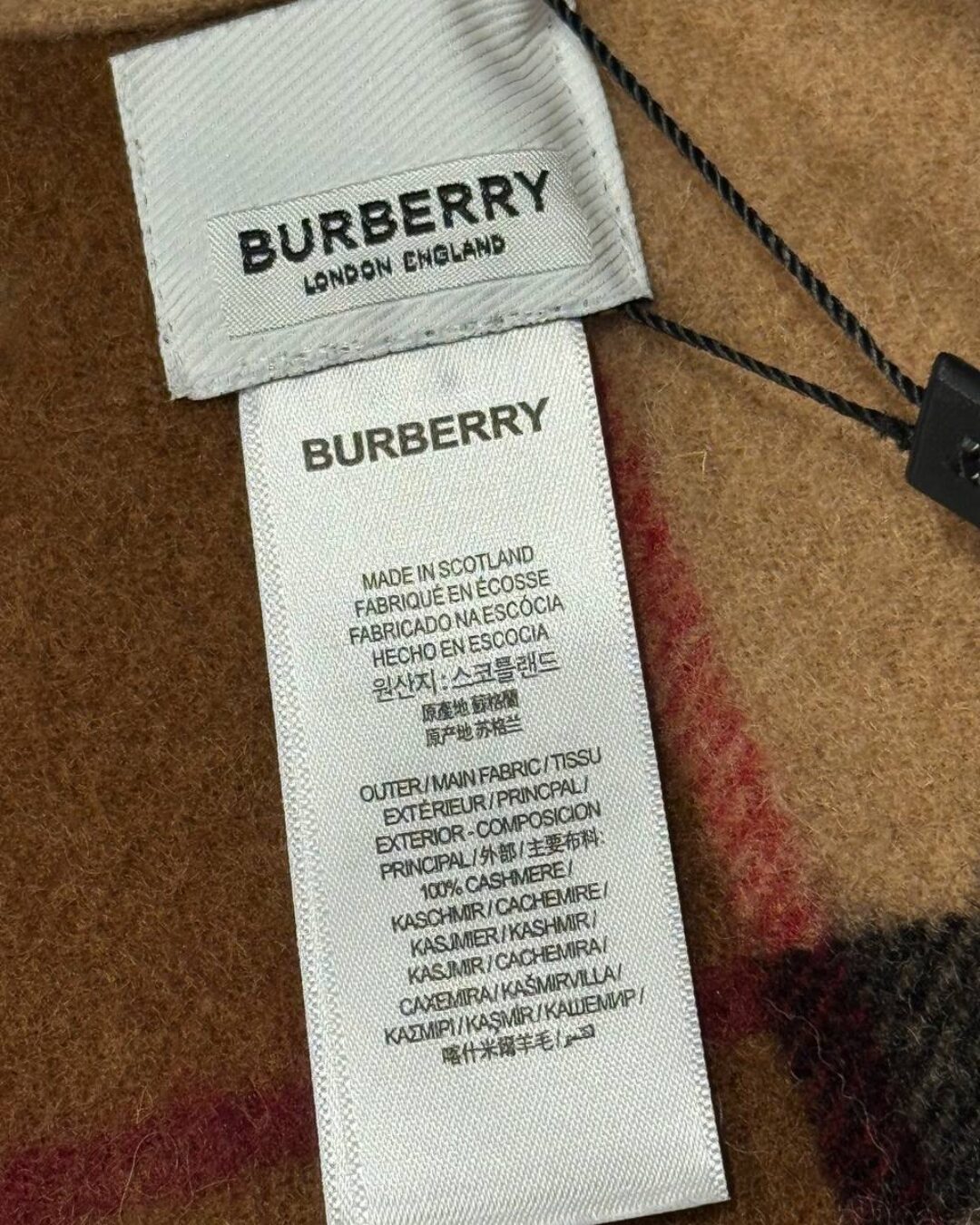 Шарф-пончо Burberry