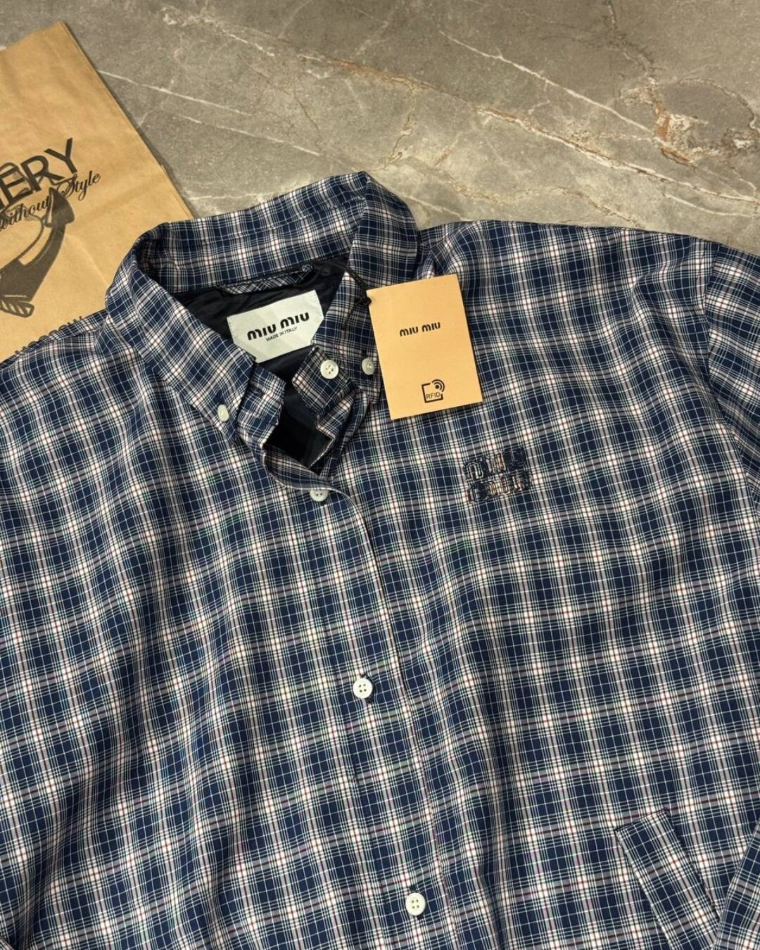 Рубашка Miu Miu