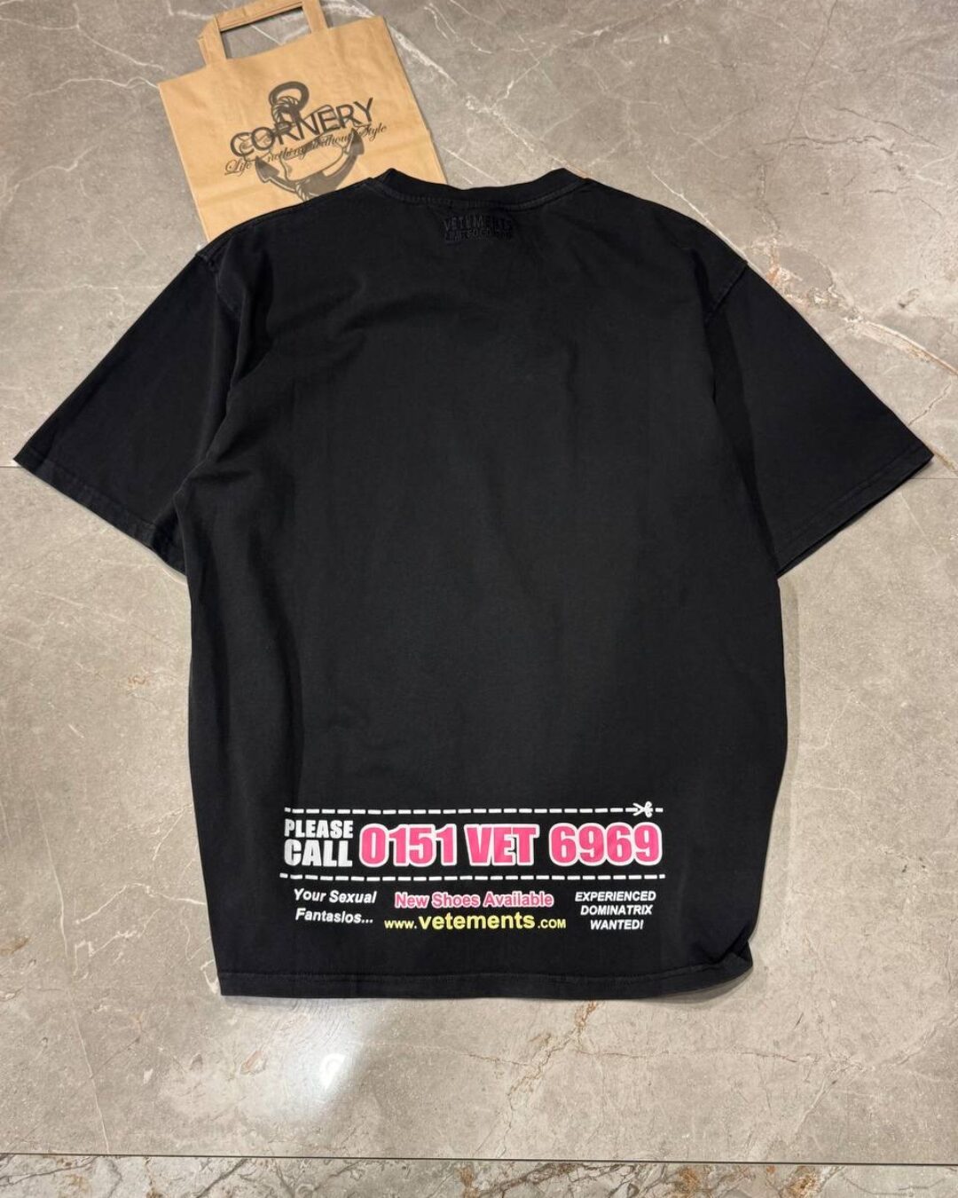 Футболка Vetements Dominatrix