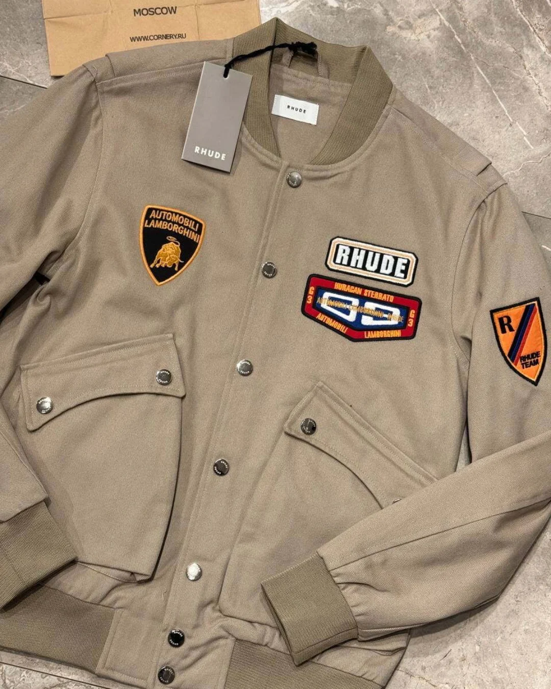Бомбер Rhude x Lamborghini — фото 6