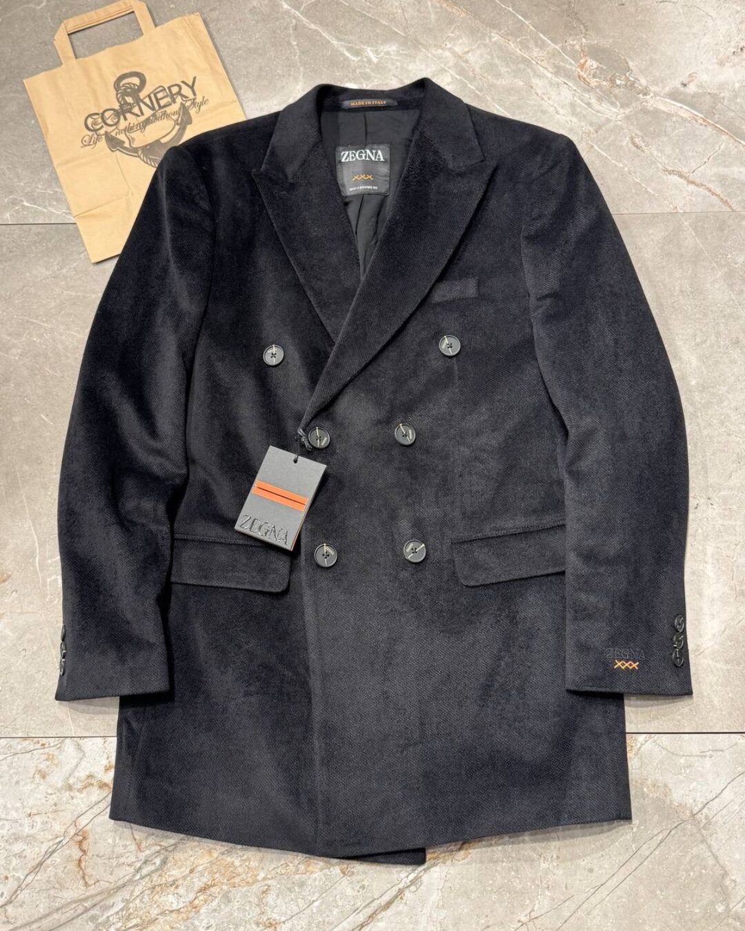 Облегченное пальто Zegna