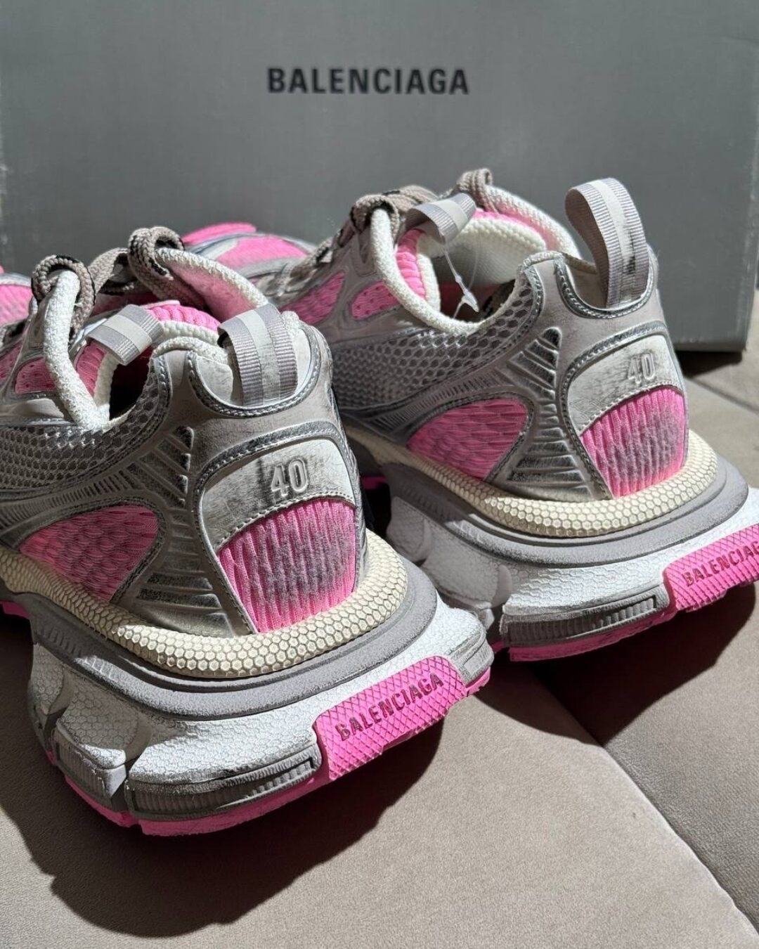 Кроссовки Balenciaga 3XL Grey Pink