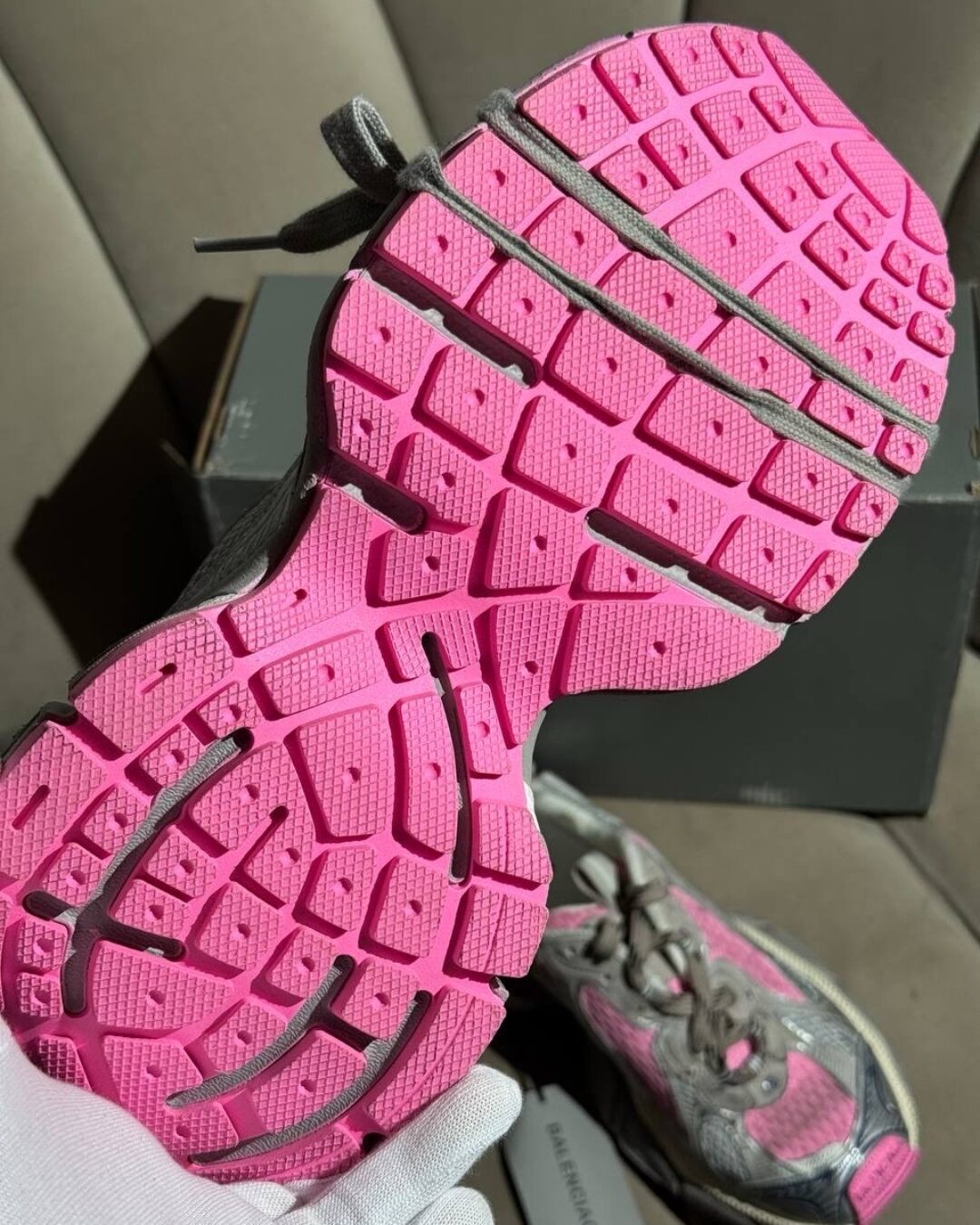 Кроссовки Balenciaga 3XL Grey Pink