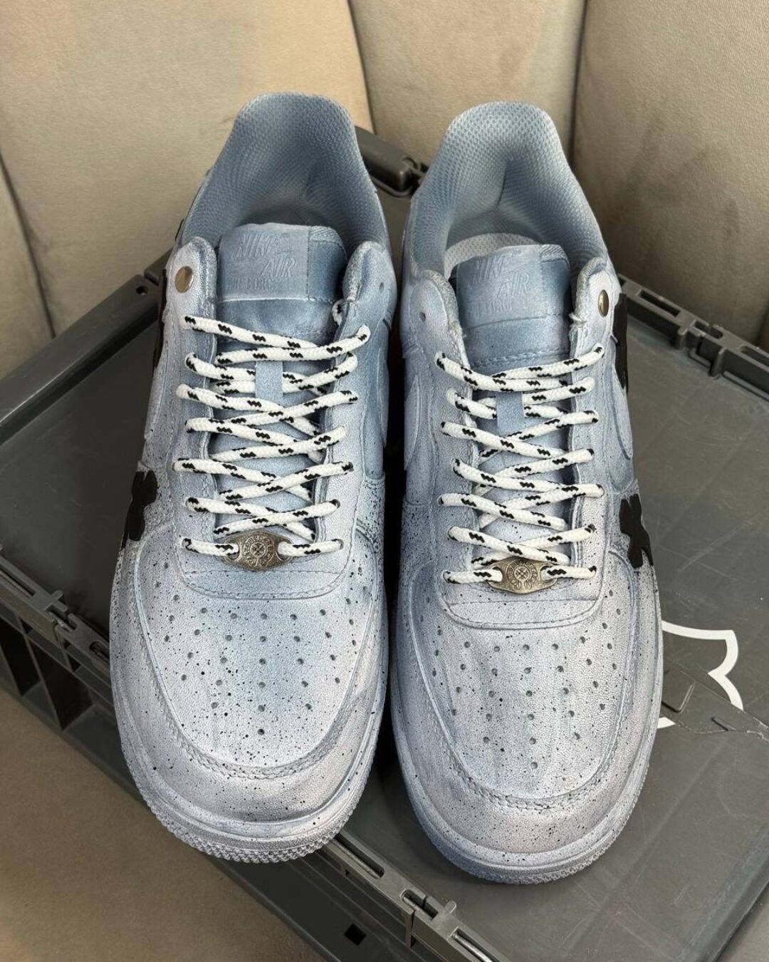 Кроссовки Nike Air Force 1 x Chrome Hearts Gray
