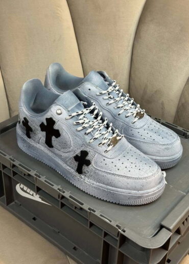 Кроссовки Nike Air Force 1 x Chrome Hearts Gray