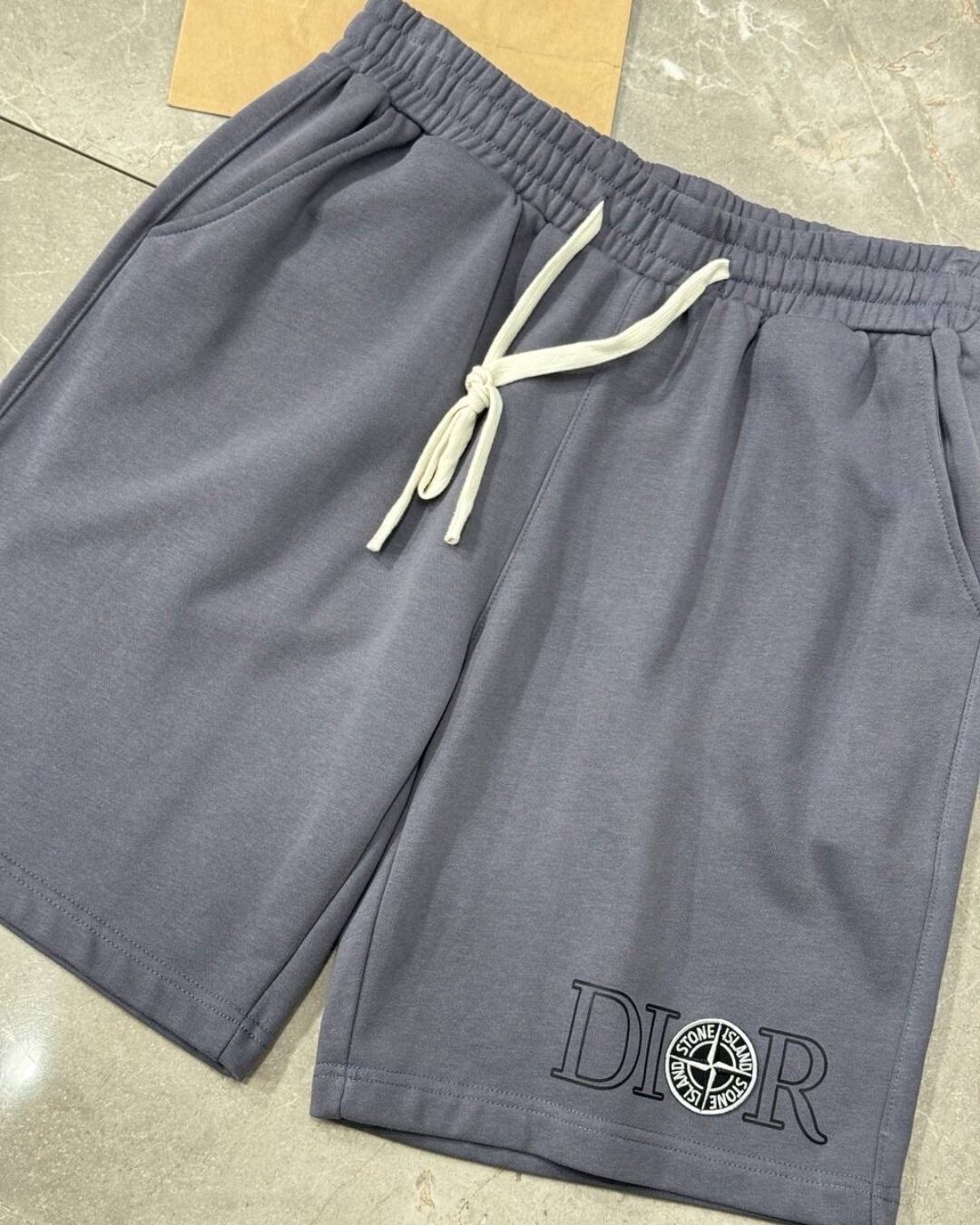 Шорты Dior x Stone Island