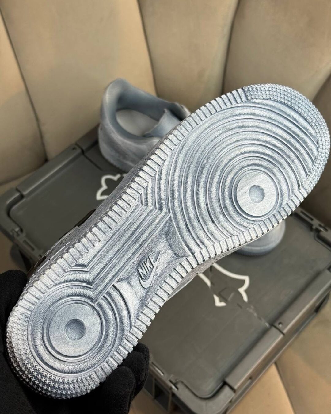 Кроссовки Nike Air Force 1 x Chrome Hearts Gray