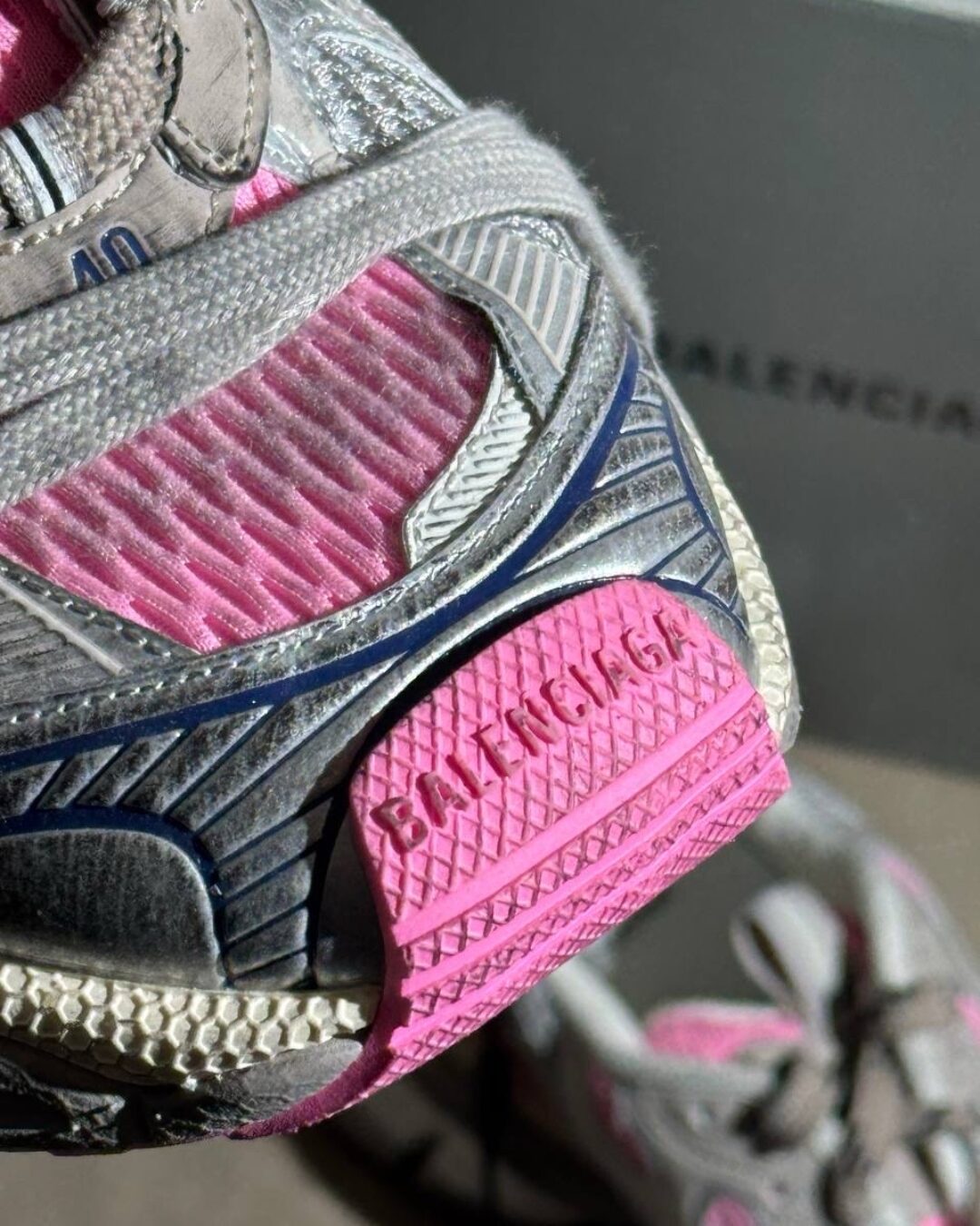 Кроссовки Balenciaga 3XL Grey Pink