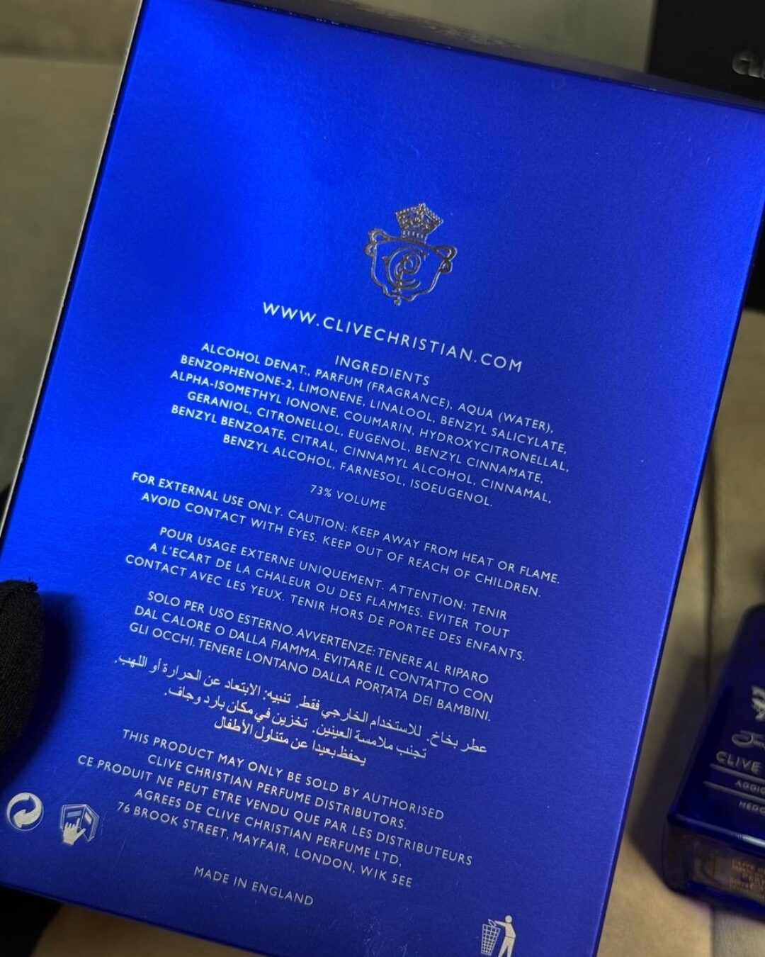 Парфюм Clive Cristian Addictive Arts Hedonistic