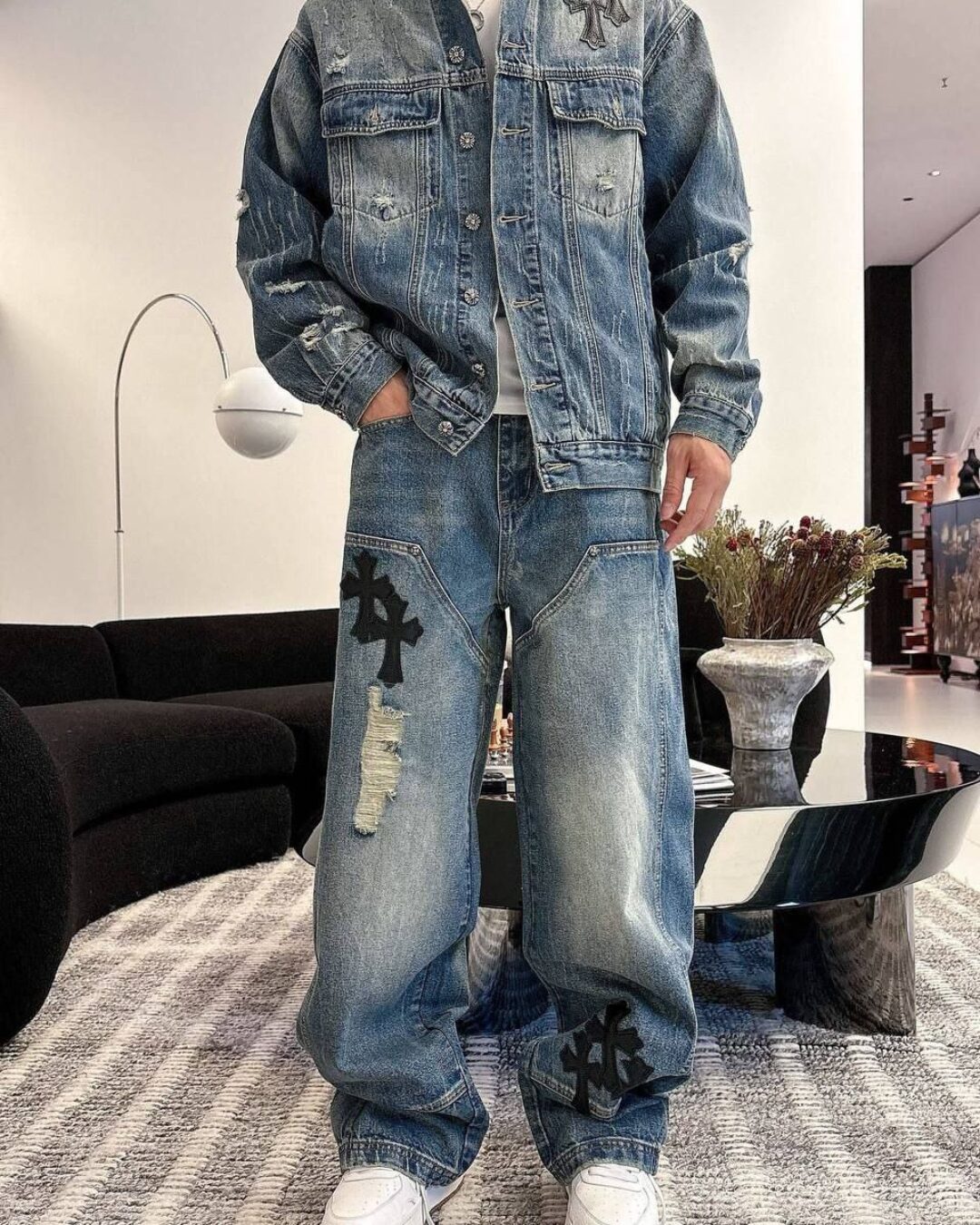 Джинсы Chrome Hearts