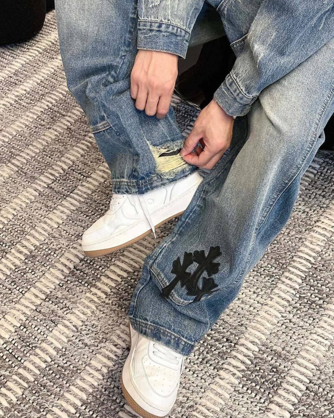 Джинсы Chrome Hearts