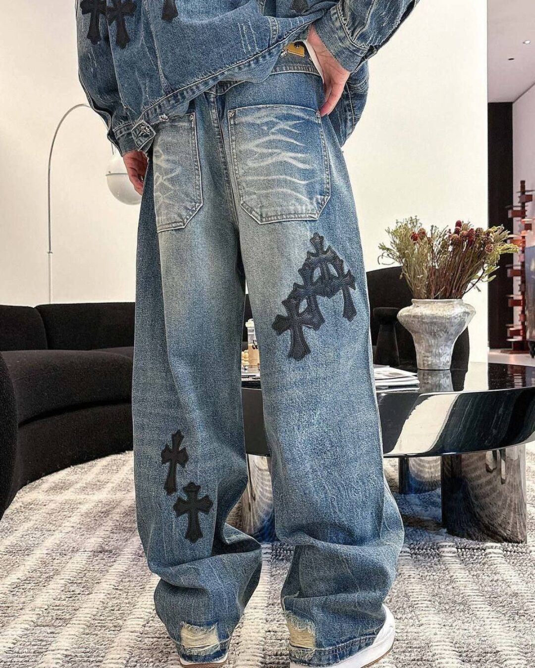 Джинсы Chrome Hearts