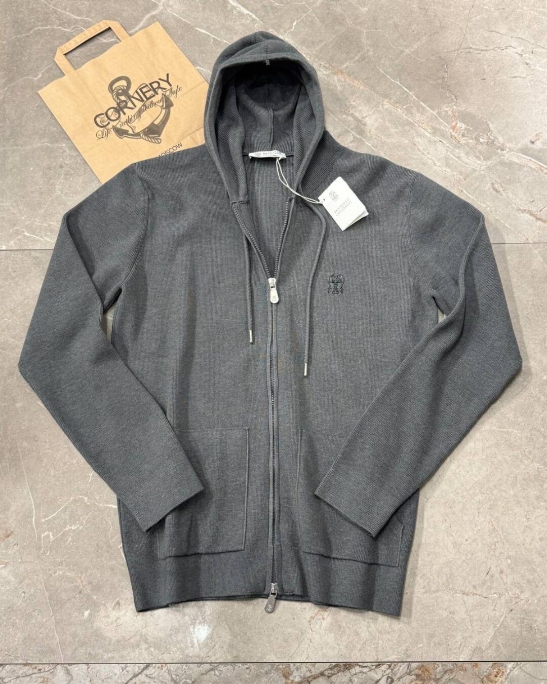 Zip-Худи Brunello Cucinelli