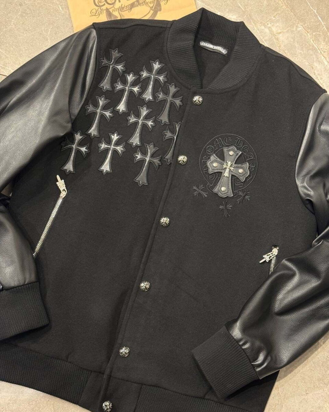 Бомбер Chrome Hearts